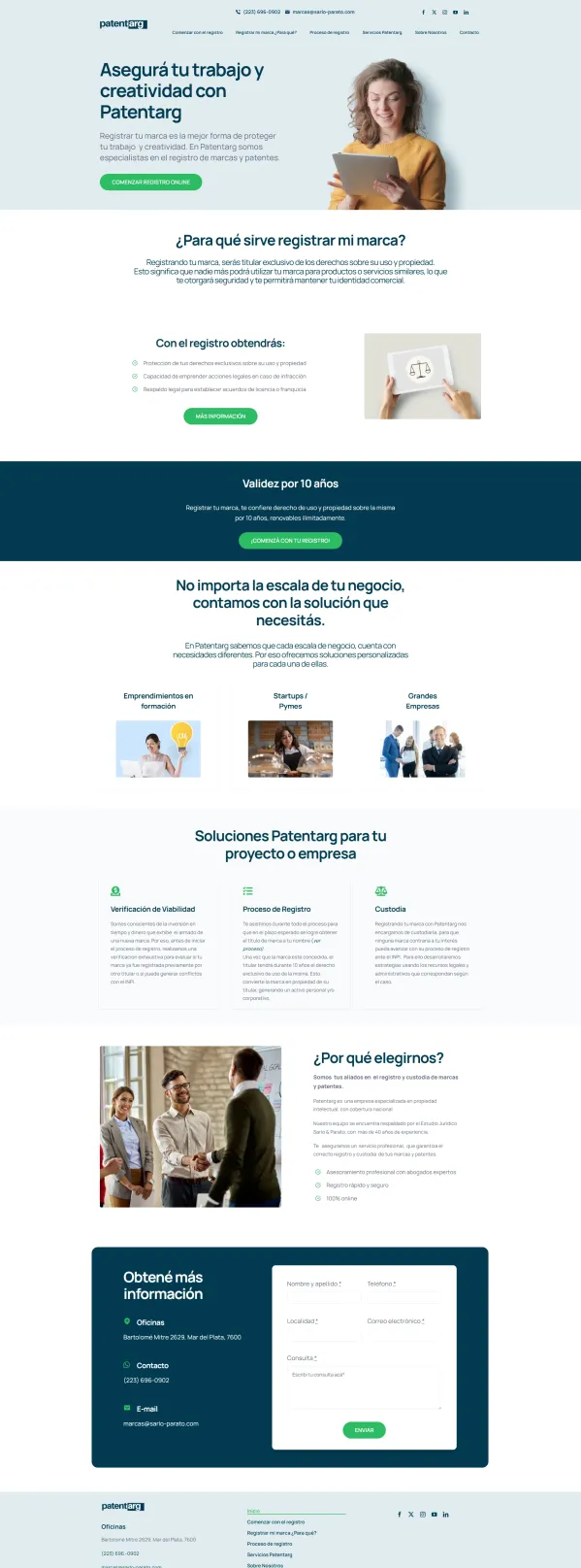 Patentarg — Registro de marcas